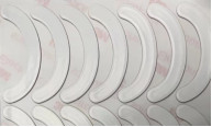 Άσπρα πόδια ποντικιών υπολογιστών PTFE που υποστηρίζονται με τη διπλή πλαισιωμένη κολλητική ταινία