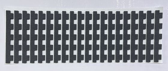 Custom Die-Cut Black EVA Foam Gasket, Stepped Self-Adhesive Shockproof Pad for Electronics