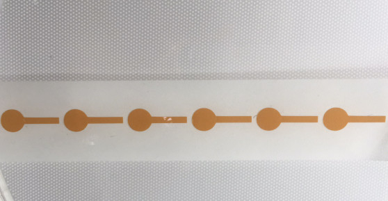 Τεμαχισμένη καφετιά κολλητική ταινία 0.08mm Polyimide πάχος ανθεκτικό στη θερμότητα