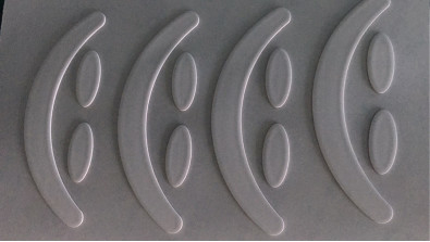 παχύ τεμαχισμένο πλαστικά PTFE σαλάχι 0.45mm στο χρώμα που αναμιγνύει τον εξοπλισμό και Obturateur