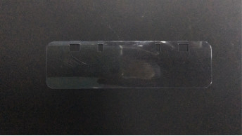 0.50mm τεμαχισμένος ελαφρύς διασκορπιστής PVC προϊόντων διαφανής με τη διπλή κολλητική ταινία