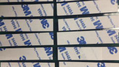 ταινία λουρίδων 9448AB μόνωσης 0.15mm μαύρη μακριά συγκολλητική για το μετασχηματιστή τάσης