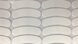 λαστιχένια ακτή 70 σιλικόνης 5mm παχιά μια αντιμετωπισμένη χαλί επιφάνεια μαξιλαριών NBR EPDM NR
