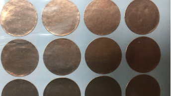 0.8W αγώγιμο υλικό υψηλό 0.075mm μετάλλων φύλλο αλουμινίου χαλκού θερμικής αγωγιμότητας θερμότητας