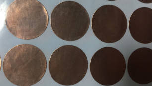 0.8W αγώγιμο υλικό υψηλό 0.075mm μετάλλων φύλλο αλουμινίου χαλκού θερμικής αγωγιμότητας θερμότητας