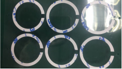2.3290g/Cm3 λαστιχένιο δαχτυλίδι 0.05mm σιλικόνης πυκνότητας άσπρο ιατρικό στόλισμα μηχανών