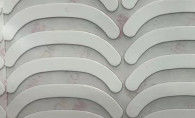 Λευκά πατίνια ποντικιού PTFE με διπλής όψης κολλητική ταινία 9448HK