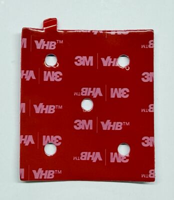 3M VHB Red Liner Double-Sided Foam Tape, Custom Die-Cut, Ανθεκτική σε υψηλές θερμοκρασίες ακρυλική κόλλα