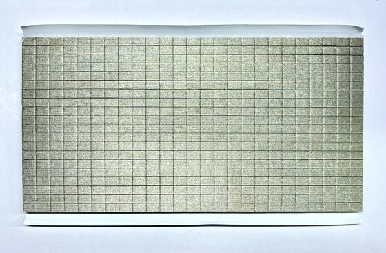 Αυτοκόλλητα τετράγωνα EMI Conductive Foam Pads, Χρυσό επιχρυσωμένα υφάσματα προστατευτικό σφουγγάρι