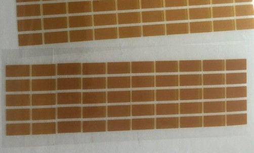 0.08mm καφετί τεμαχισμένο υλικό Polyimide PET κολλητικών ταινιών ενιαίο πλαισιωμένο