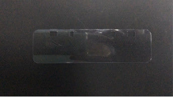 0.50mm τεμαχισμένος ελαφρύς διασκορπιστής PVC προϊόντων διαφανής με τη διπλή κολλητική ταινία